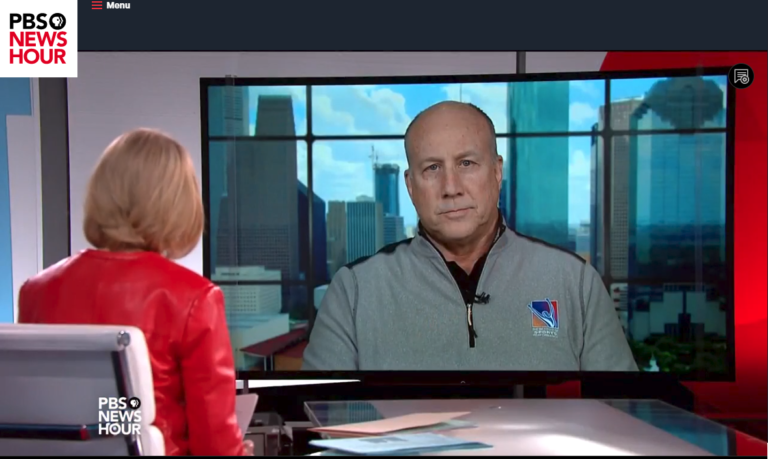 Robert Andrews interviewed by Judy Woodruff on PBS News Hour